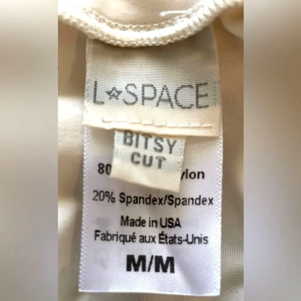 L*Space Set Hey Girl Off Shoulder Top & Wilson High Waist Bottom Small/Medium